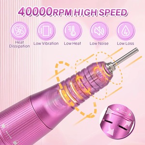Machine à percer les ongles professionnelle 40000 tr/min, perceuse électrique sans fil pour ongles, ponceuse à ongles avec diamant, outils professionnels pour le nail art - Product Image 4