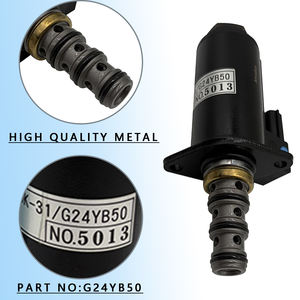 โซลินอยด์วาล์ว KWE5-31/G24YB50 สำหรับระบบควบคุมไฮดรอลิกของรถขุดโคเบลโก้ <span class=keywords><strong>SK200</strong></span>-<span class=keywords><strong>8</strong></span> - Product Image 3