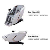 Silla de Masaje Zhouqi de Primera Categoría, Silenciosa (55dB), Resistente (103KG), con Iones Negativos y Bolsas de Aire para Terapia en el Hogar
