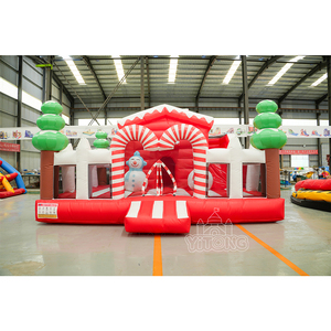 Château gonflable extérieur sur le thème <span class=keywords><strong>de</strong></span> Noël, château gonflable pour enfants, château gonflable pour enfants - Product Image 2