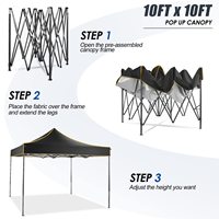 Tente pliante en toile pour événements, avec logo personnalisé, pour l'extérieur, 10x10, pour la publicité commerciale, les salons professionnels et les expositions