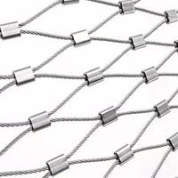 Filet de câble métallique en acier inoxydable Offre Spéciale filet web réseau de protection des pentes filet oiseau volière filet câble treillis métallique pour boîtier de Zoo