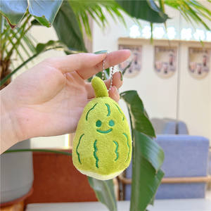 Llaveros de Peluche con Forma de Vegetales de Bambú y Cebolla de <span class=keywords><strong>BROS</strong></span>, Muñecos de Peluche Suaves para Decoración de Mochilas, Novedad - Product Image 3