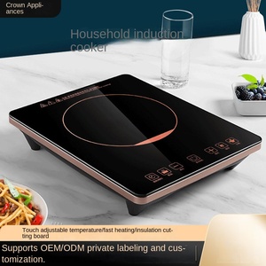 In-Smart Electric - Cocina de Inducción Comercial y Doméstica de 2000 Vatios, Tipo Wok, Horno Cóncavo para Saltear, Acero Inoxidable, Táctil - Product Image 4