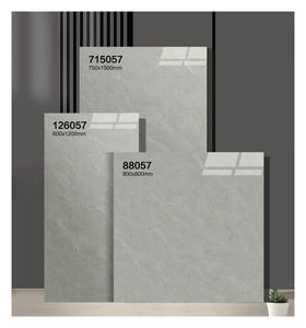 <span class=keywords><strong>Piastrelle</strong></span> in Ceramica Effetto Marmo Grigio 60x120cm per Soggiorno, Finitura Lucida, Motivo Quadrato, Ottimo Prezzo - Product Image 5