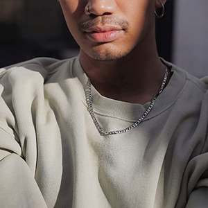 Collar de Cadena de Eslabones de Acero Inoxidable Estilo Hip Hop Evergreat, Sin Deslustre, Precio al por Mayor, NK 3:1 para Hombre y Mujer, Aniversario - Product Image 2