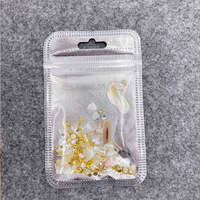 Mini pochette pleine couleurs en plastique Poly sac petits sacs à fermeture éclair sacs d'emballage transparents