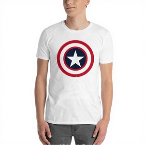 Camiseta Urbana Lisa 100% Algodón, Tejido de Punto Estampado en Serigrafía, Teñido Liso, Casual, Unisex, Manga Corta, Corte Regular - Product Image 2