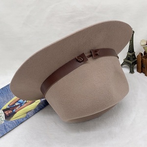 Sombrero Jazz para Hombre Otoño Invierno, Nuevo Estilo Panamá de Lana con Bordes de Fieltro, Casual para Europa y América - Product Image 3