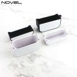 Estuche protector para auriculares para <span class=keywords><strong>Airpods1</strong></span>/ <span class=keywords><strong>2</strong></span> /3/ pro DIY Anti-caída 2D PC Estuche para auriculares con sublimación en blanco con placas de aluminio impresas - Product Image 2