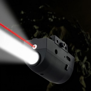 مصباح يدوي تكتيكي مطبوع من زومفاير بتقنية الليزر، مدى طويل، مصباح LED صغير، تصنيف IP65، مسافة ليزر 400 متر، ضوء أبيض بارد - Product Image 1