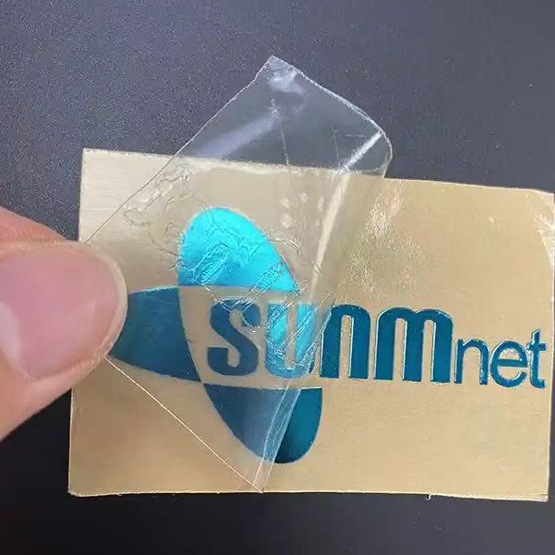 Custom Label Durable Oil Proof UV Resistant Waterproof Vinyl Adhesive Transfer Stickers for Packaging Logo B