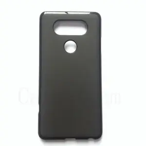 Üretici toptan mat TPU durumlarda yumuşak buzlu arka kapak silikon cep telefonu kılıfı LG V20 siyah