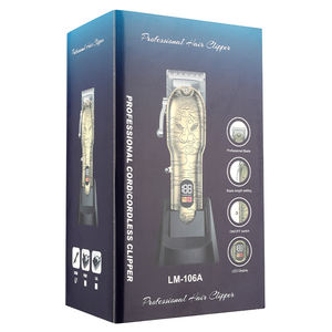 Tondeuse à cheveux électrique Lanumi <span class=keywords><strong>LM</strong></span>-106A, nouvelle, de qualité supérieure, entièrement métallique, avec écran LED, pour salon de coiffure. - Product Image 5