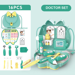 Casa de juegos china <span class=keywords><strong>para</strong></span> <span class=keywords><strong>niñas</strong></span>, juguete de doctor, set de maquillaje, casa de juegos, 4 temas, barato - Product Image 3