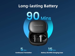 2024 Nueva Traducción en tiempo Real multilingüe interpretación simultánea bidireccional auriculares con traductor de cancelación de ruido - Product Image 3