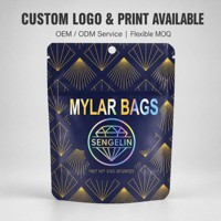 Bolsas de Mylar a Prueba de Niños, Bolsas con Cierre Personalizadas Impresas Digitalmente, Bolsas de Embalaje Reutilizables