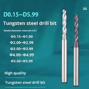 Micro punta da 1.0 3.0 con gambo fisso in acciaio al tungsteno in lega di carburo smussato metrico punte da trapano con angolo di punto 150 mano - Product Image 4
