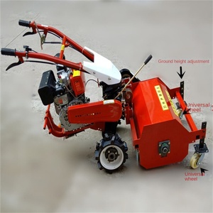 Tondeuse à <span class=keywords><strong>gazon</strong></span> multifonctionnelle à moteur diesel autopropulsée, type à poussée manuelle, machine à désherber et à <span class=keywords><strong>tondre</strong></span> les pelouses, type rotatif, pour vergers, 1 an - Product Image 2