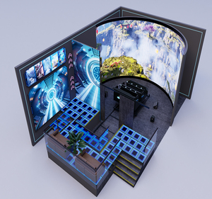 9D <span class=keywords><strong>Motion</strong></span> orbitic Cinema simulatore elettrico 4-6 posti sedia Indoor teatro orbitale per bambini e adulti - Product Image 1