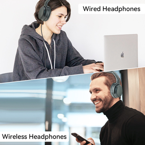 Auriculares Supraaurales Inalámbricos con Bluetooth 5.2 Qualcomm AptX HD, Pantalla Digital, 20 Horas de Conversación para PC - Product Image 6
