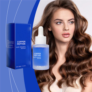 新デザイン プライベートブランド 発毛促進 ブルーカッパーペプチド ヘアセラム カッパーペプチド 育毛セラム - Product Image 2