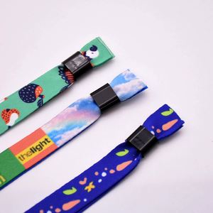 Bracelets personnalisés écologiques à transfert thermique pour festivals de musique, événements festifs et plus encore - Product Image 2