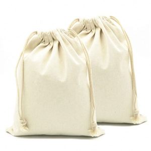 Pochette en toile de coton pliable personnalisée YOUQU avec logo, sacs à cordon anti-poussière, écologiques et recyclables - Product Image 3