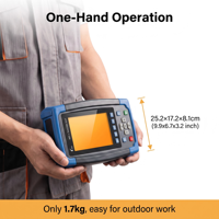 Testeur de rapport de transformateur automatique portable léger de qualité supérieure DR Série 3C Précision 0,2% USB/Protection IP55