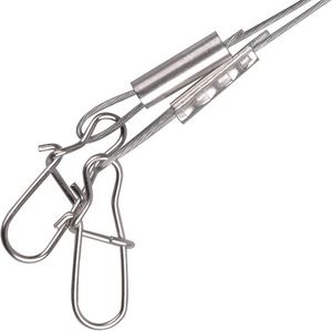 Kit de pêche au flounder en eau salée, lest œuf de 2OZ + bas de ligne en acier + émerillon rapide, montage de surfcasting pour le poisson-chat, le redfish et le drum - Product Image 2
