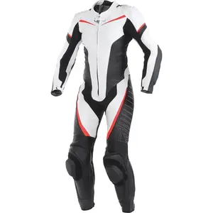女式皮革摩托车赛车服女士摩托车夹克和裤子专业运动服服装