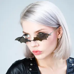 Partagas Wholesale Fashion Party Funny Dancing Halloween Bat Shape UV400 Shades Sun Glasses Sunglasses for Women Men