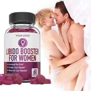 Gummies Végans à la <span class=keywords><strong>Maca</strong></span> avec 60 mg d'Extrait de Palmier Nain, Vitamines Stimulantes de Libido pour Femmes, Soutient des Niveaux d'Hormones Sains, Bonbons - Product Image 1