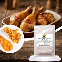 Poudre de poulet frit 1kg, mélange d'épices séchées de haute qualité, certifié ISO9001, certifié Halal, mélange de piments pour usage domestique