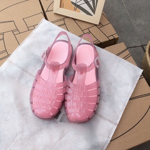 Unisex Kids Summer Roman Sandals PVC Jelly Beach <b>Shoes</b> <b>Open</b> <b>Toe</b> Buckle Closure Casual Style - Product Image 4