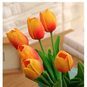 Uv kháng Faux Hoa Tulip hoa nhân tạo thực tế giả cây cho bình sắp xếp trong nhà và ngoài trời trang trí sân vườn - Product Image 3