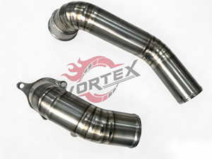ท่อเทอร์โบชาร์จสแตนเลสเคลือบสี Vortex สำหรับ BMW M340i G20 M440i G22 M240i G42 B58 3.0T ปี 2019–2025 ติดตั้งได้โดยตรง ไม่มี CEL - Product Image 4