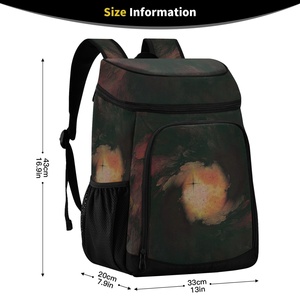 New Arrival Customized Space Large Capital Waterproof Print Lightweight <b>Backpack</b> Cooler <b>Lunch</b> <b>Bag</b> With Logo - Product Image 2