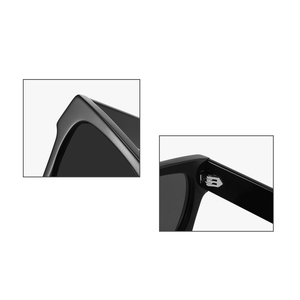 アセテートフレーム厚いサングラスデザイナーメガネ有名なブランド2025特大サングラス女性スクエアサングラス - Product Image 4