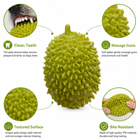 Nuevo Juguete de Simulación de Durian con Sonido, Textura Puntiaguda y Material TPR para Limpieza Dental