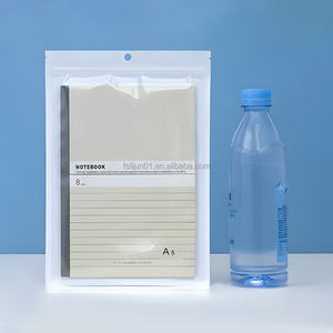 Emballage de <span class=keywords><strong>Film</strong></span> de perle blanc clair sac en plastique à fermeture éclair avec trou de suspension pour la coque de téléphone d'emballage - Product Image 1