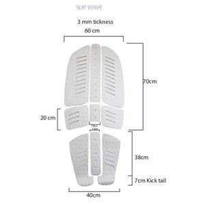 EVA Traction Pad Set 9 Piece For SUP Paddle <b>Board</b> Water Sports Anti Slip With Adhesive <b>Backing</b> - Product Image 3