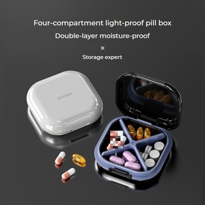 Nouvelle mode Portable 5 couleurs promotionnel étui à pilules Silicone étanche aligneur et étui de retenue <span class=keywords><strong>Invisible</strong></span> dentaire accolades boîte - Product Image 5