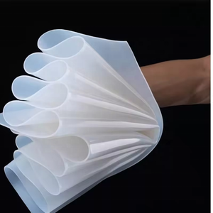 Kustom putih 4mm gulungan lembaran karet silikon tahan panas dan menyerap guncangan pasokan langsung produsen kelas industri - Product Image 4