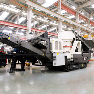 250 Tph Di Động Đá Than Đá Hình Nón Tác Động Khai Thác Mỏ Hàm Máy Nghiền Giá Máy Nghiền Di Động Máy - Product Image 2