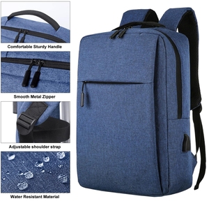 Business Leisure Style Computer <b>Backpack</b> <b>with</b> Laptop <b>Compartment</b> Waterproof School Travel <b>Backpack</b> - Product Image 3