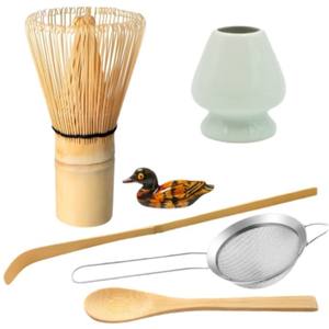 Kit <span class=keywords><strong>de</strong></span> iniciación <span class=keywords><strong>de</strong></span> Matcha <span class=keywords><strong>de</strong></span> lujo <span class=keywords><strong>de</strong></span> seis piezas con batidor <span class=keywords><strong>de</strong></span> té y colador Matcha en polvo taza <span class=keywords><strong>de</strong></span> tamizado <span class=keywords><strong>agitador</strong></span> <span class=keywords><strong>de</strong></span> café y caja <span class=keywords><strong>de</strong></span> regalo - Product Image 5