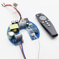 Circuit de ventilateur de plafond ca cc 60w Kit de contrôle en forme de U carte pcb