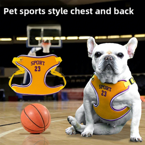 Harnais de chien réfléchissant sportif, respirant en polyester, réglable, anti-traction, pour la promenade, pour chiens de petite et moyenne taille - Product Image 1