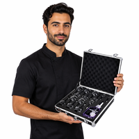 Vente en gros Prix d'usine Original OEM 14 Hijama Kit de ventouses en verre Kit de ventouses Set de thérapie par ventouses de massage